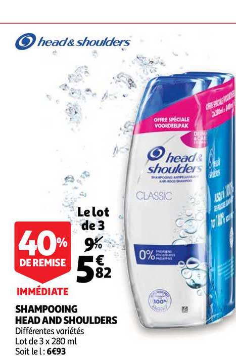 shampooing head and shoulders