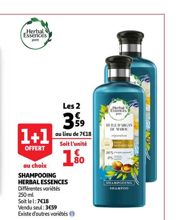 shampooing herbal essences