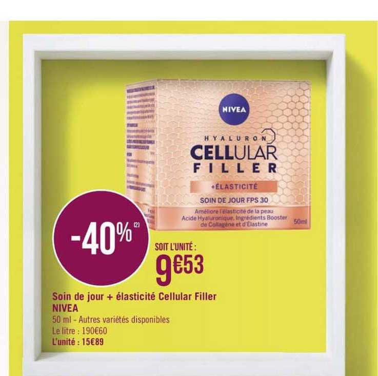 soin de jour + élasticité cellular filler nivea
