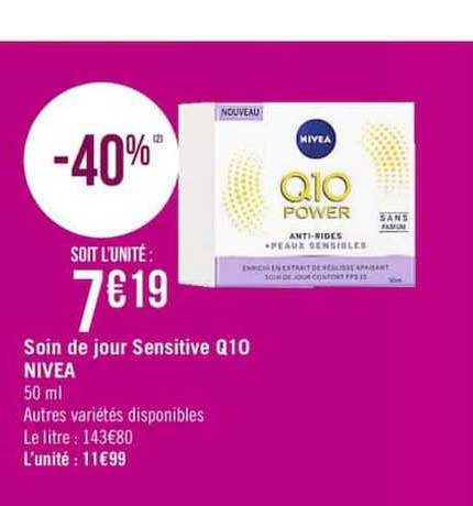 Soin De Jour Sensitive Q10 Nivea