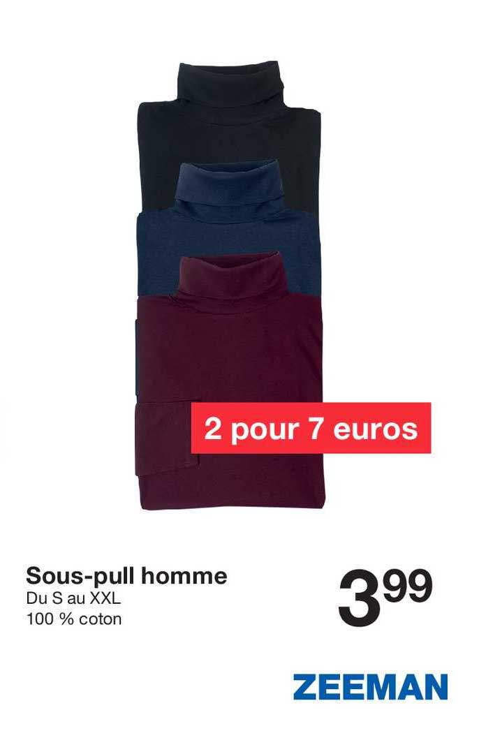 sous pull homme
