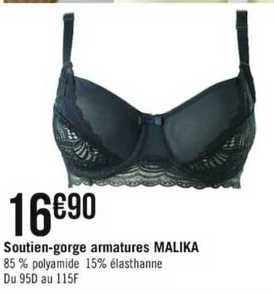 soutien gorge armatures malika