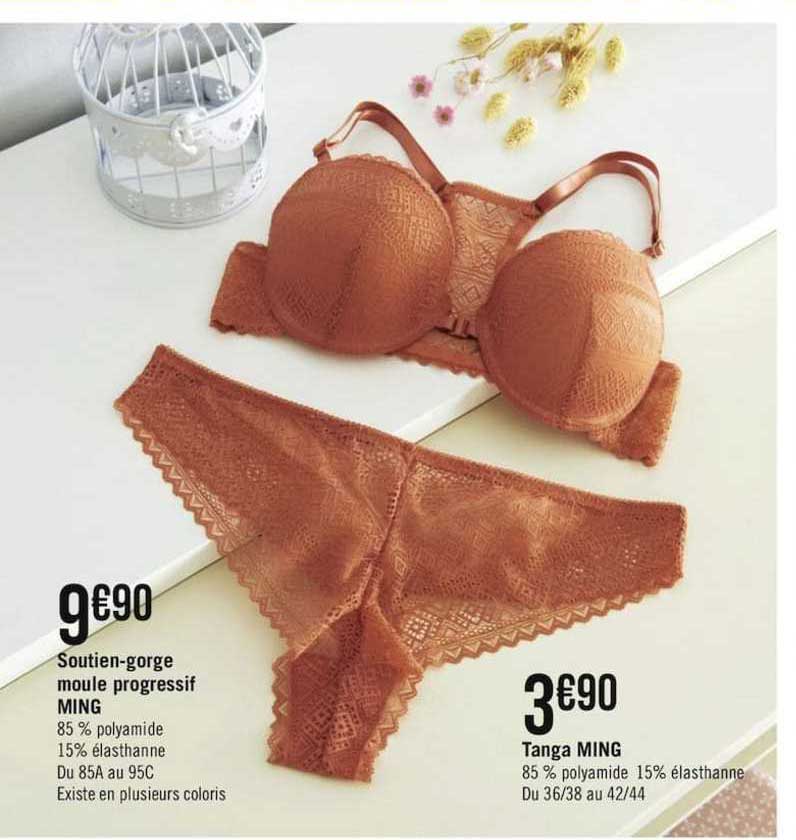 soutien gorge moule progressif ming tanga ming
