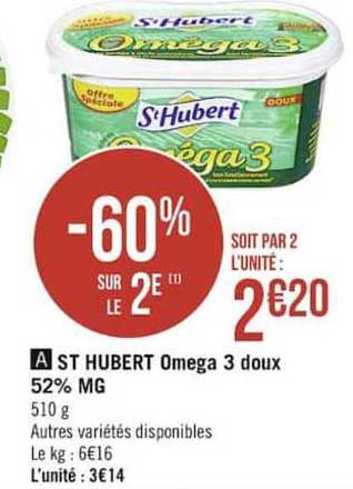 st hubert omega 3 doux 52% mg