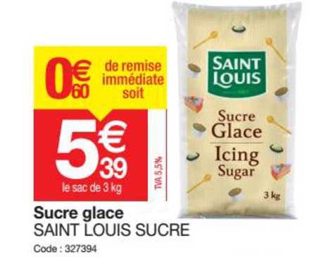 sucre glace saint louis sucre