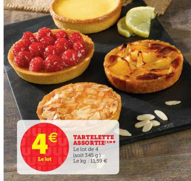 tartelette assortie