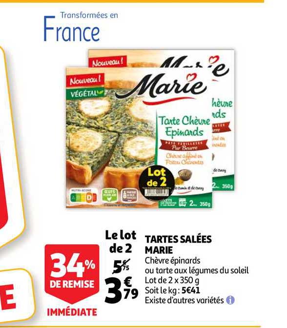 Tartes Salées Marie