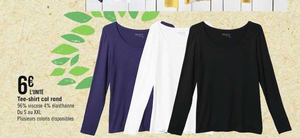 tee shirt col rond
