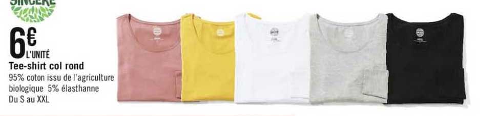 tee shirt col rond