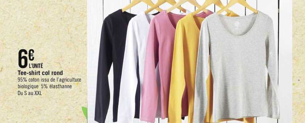 tee shirt col rond
