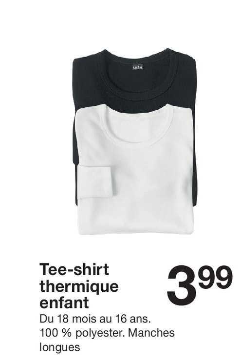 Tee Shirt Thermique Enfant