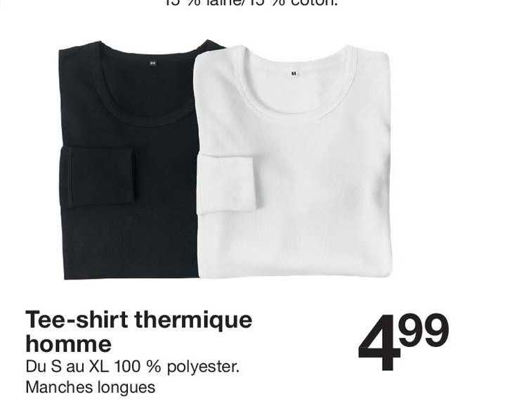 Tee Shirt Thermique Homme
