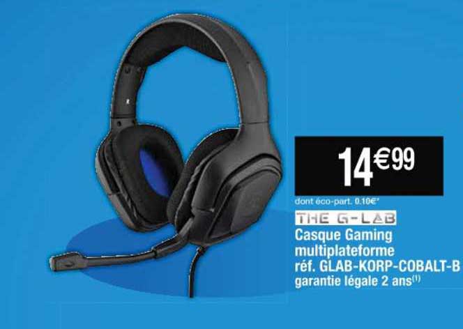 the g lab casque gaming multiplateforme réf. glab korp cobalt b