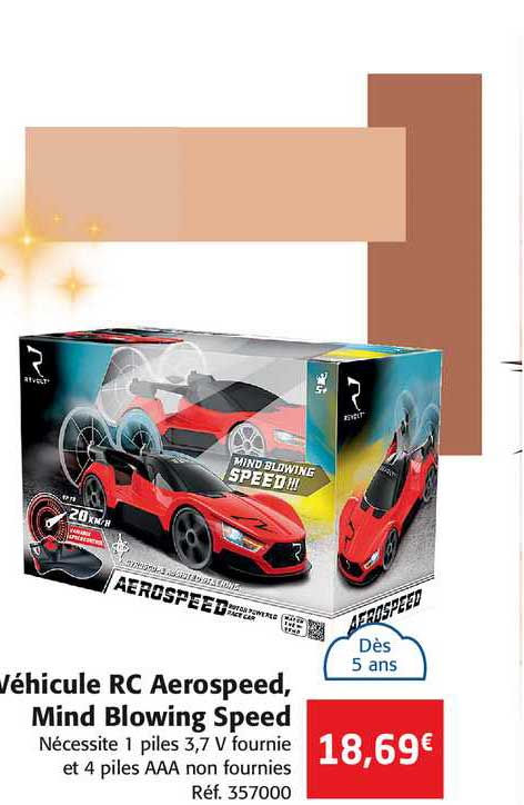véhicule rc aerospeed mind blowing speed