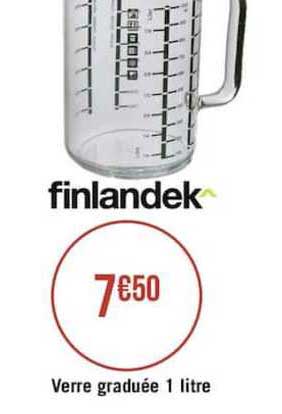 verre graduée 1 litre finlandek