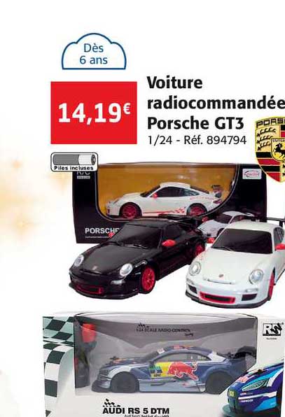 voiture radiocommandée porsche gt3