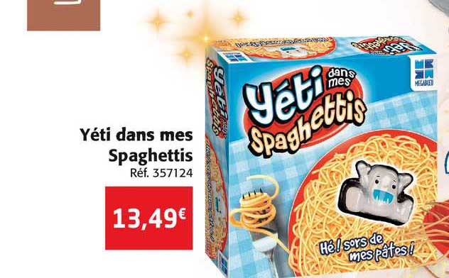 yéti dans mes spaghettis