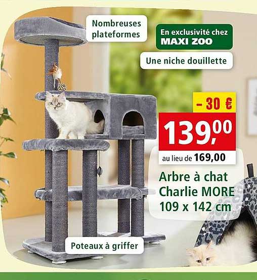 arbre à chat charlie more 109 x 142 cm