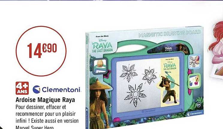 ardoise magique raya clementini