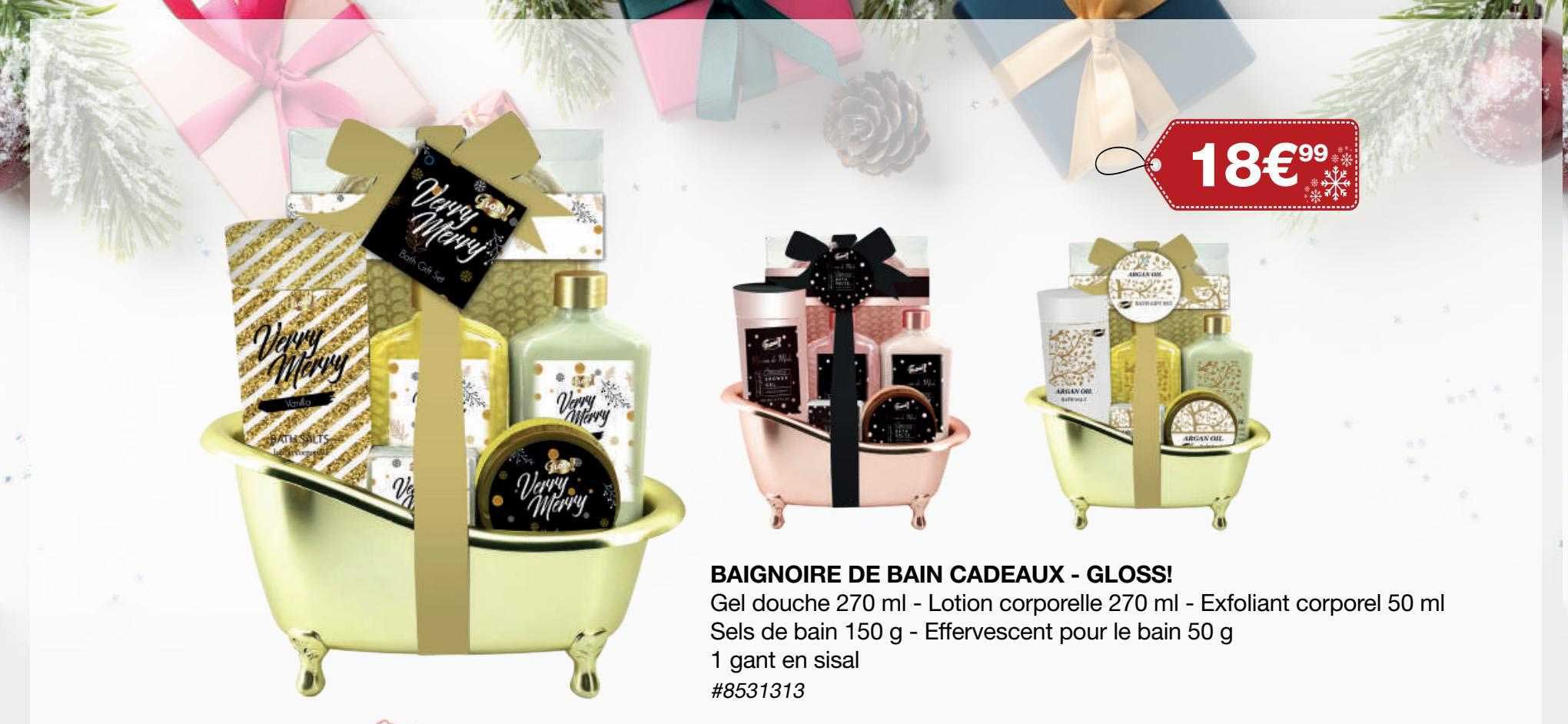 Baignoire De Bain Cadeaux - Gloss!