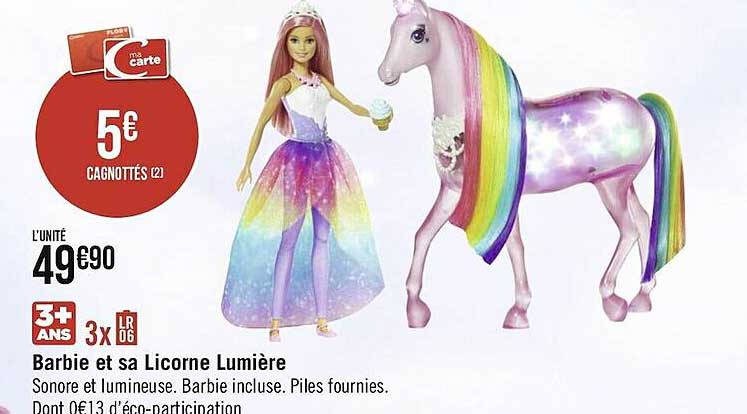 Barbie Et Sa Licorne Lumière