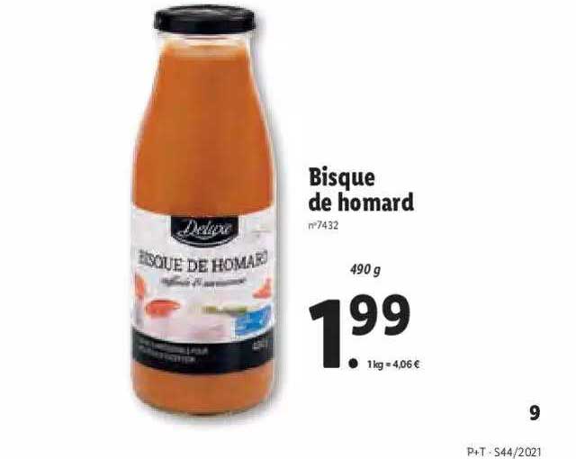 bisque de homard deluxe