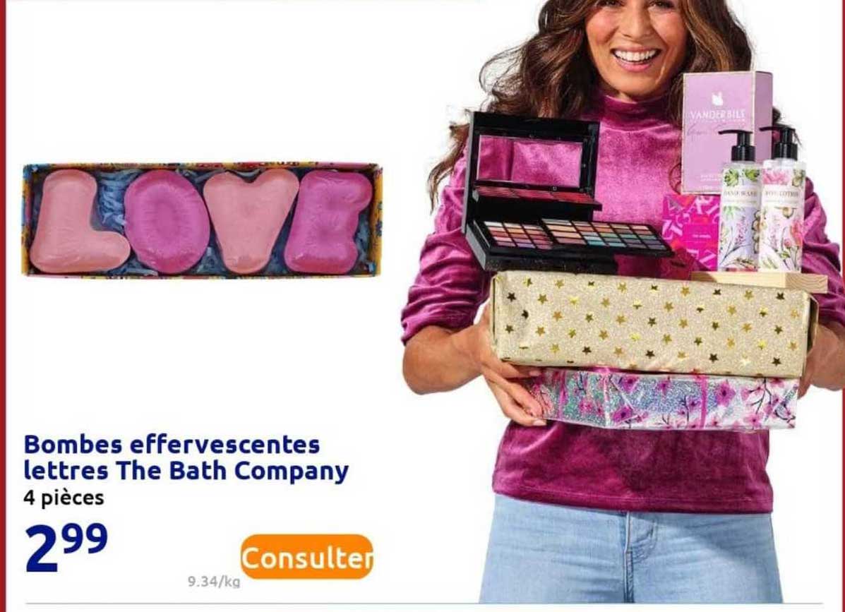 bombes effervescentes lettres the bath company