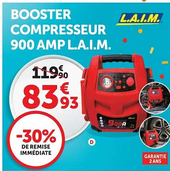 booster compresseur 900 amp l.a.i.m.