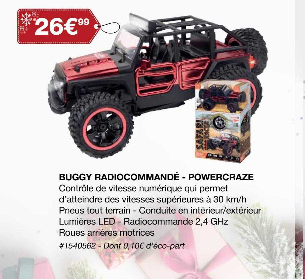 buggy radiocommandé - powercraze