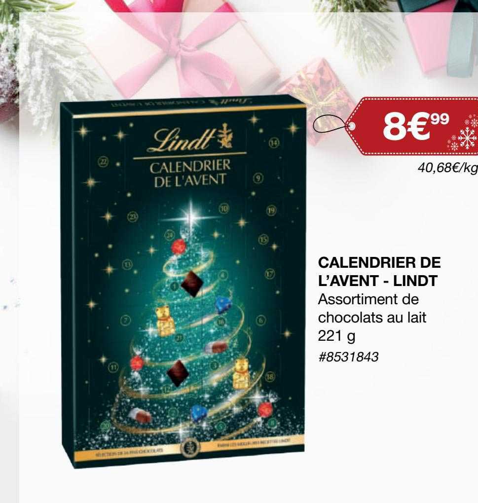 calendrier de l'avent - lindt