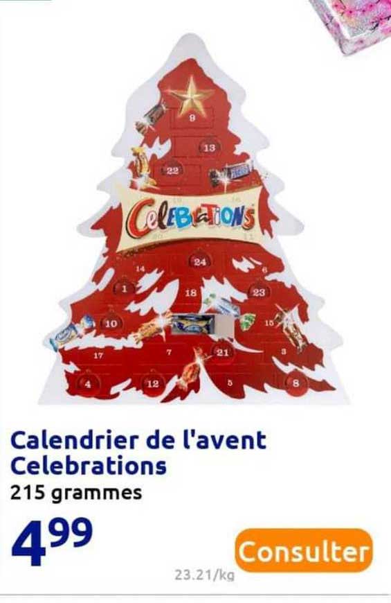calendrier de l'avent célébrations