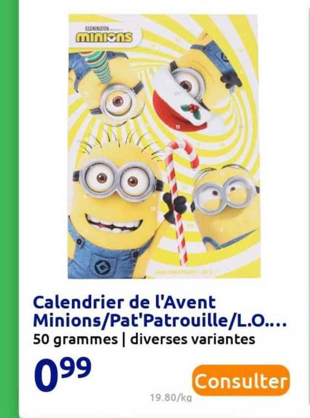 calendrier de l'avent minions - pat'patrouille-l.o....