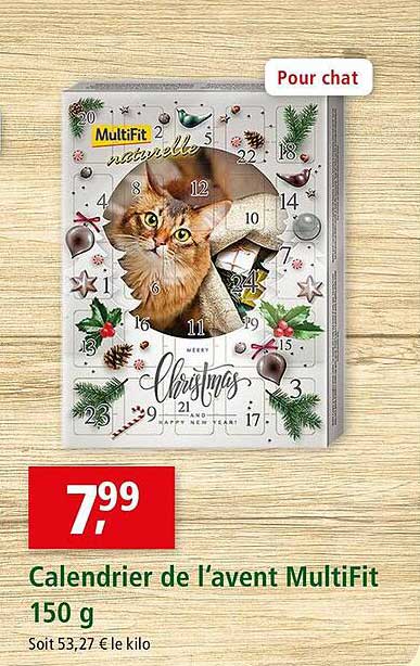 calendrier de l'avent multiFit 150 g