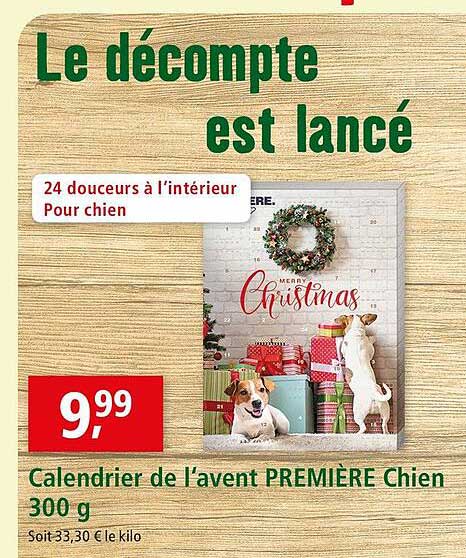 calendrier de l'avent première chien 300 g