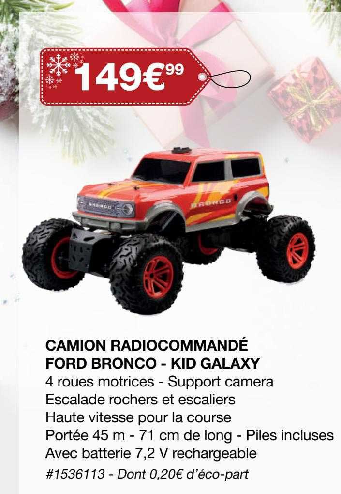 camion radiocommandé ford bronco - kid galaxy