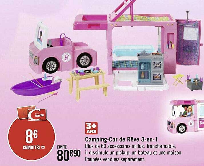 Camping-car De Rêve 3 En 1