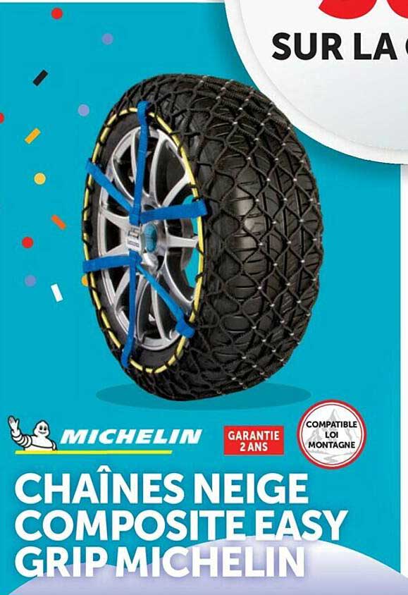 chaînes neige composite easy grip michelin