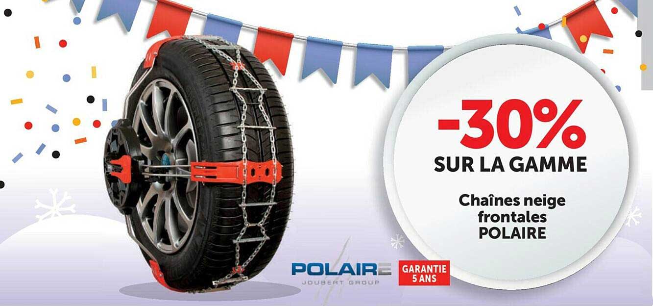 chaînes neige frontales polaire