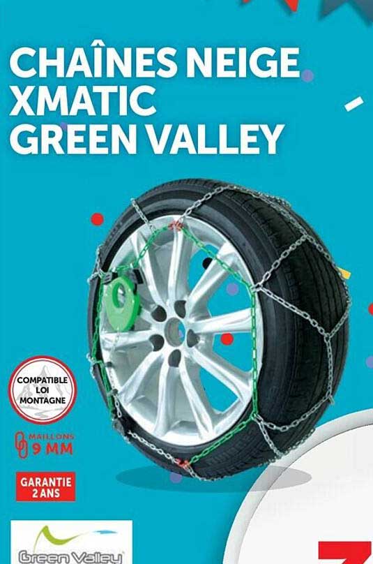 chaînes neige xmatic green valley