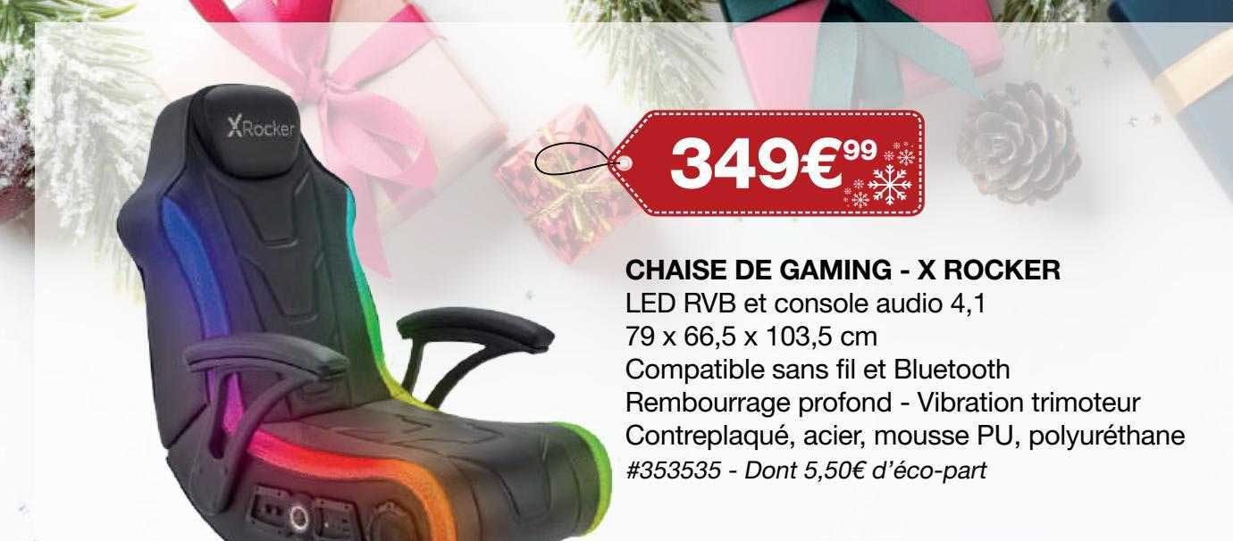 chaise de gaming - x rocker