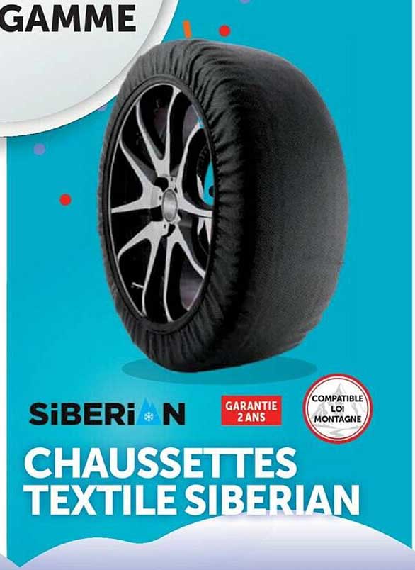 chaussettes textile siberian