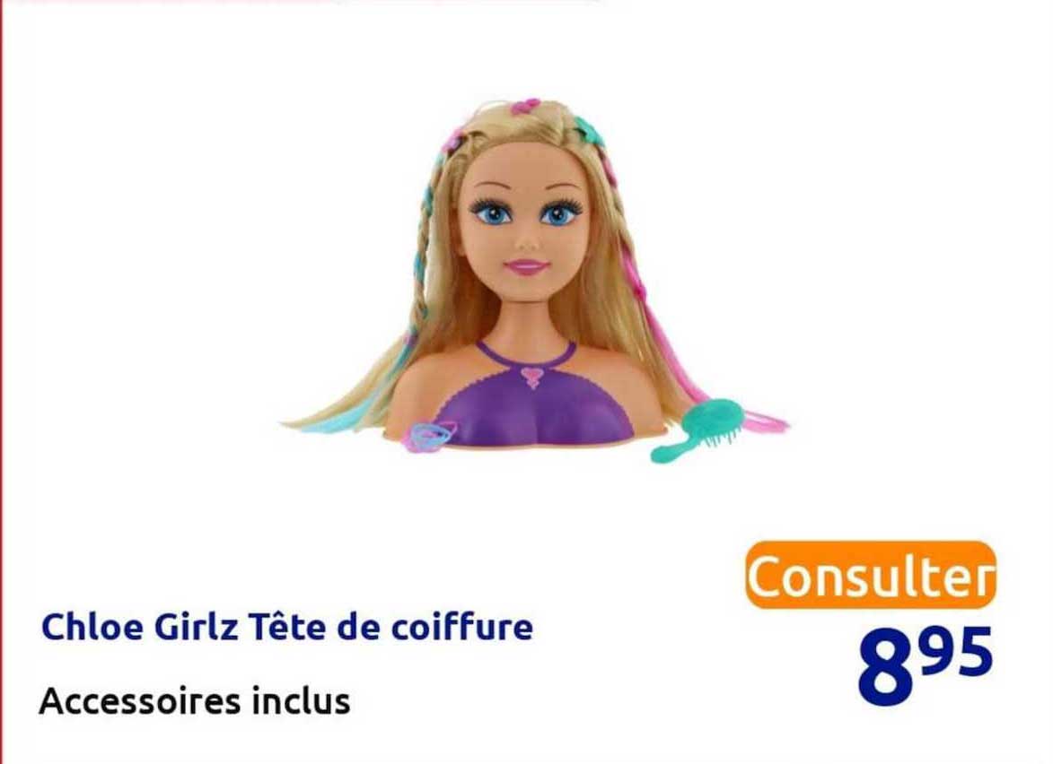 chloé girlz tête de coiffure