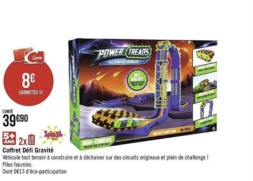 coffret défi gravité splash toys