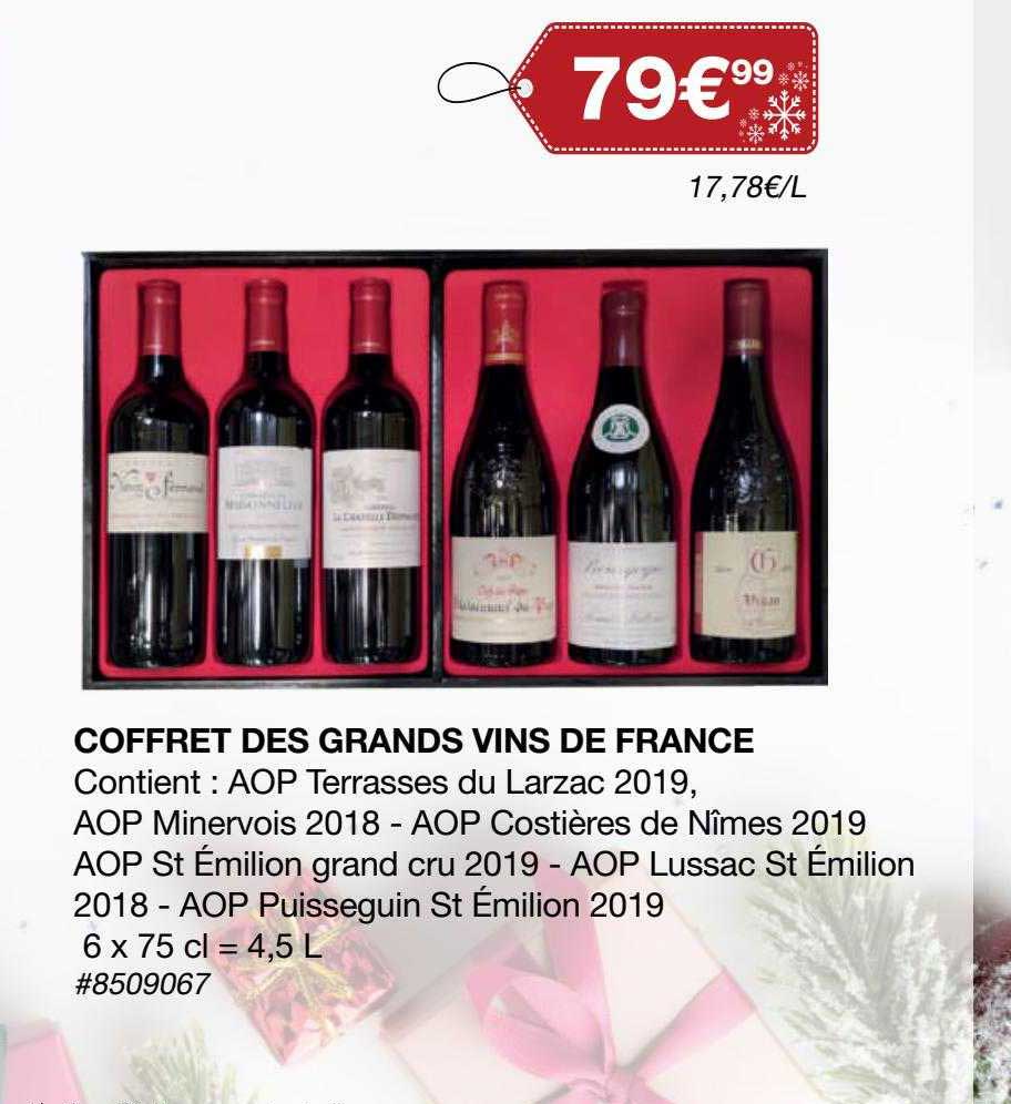 coffret des grands vins de france