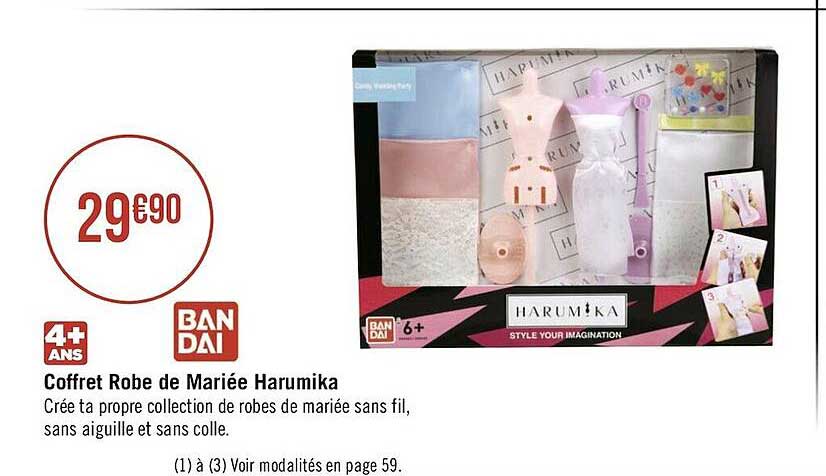 coffret robe de mariée harumika bandai