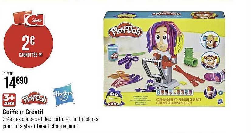 coiffeur créatif play-doh hasbro