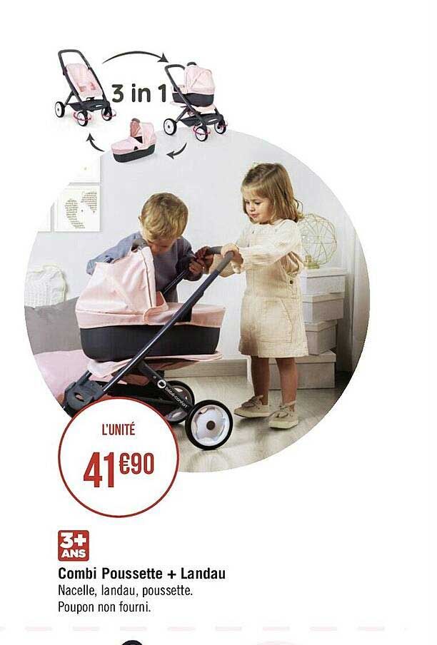 combi poussette + landau