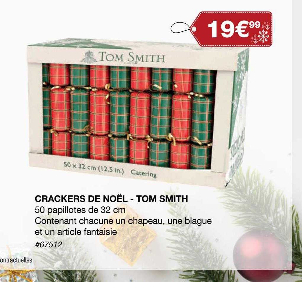 crackers de noël - tom smith
