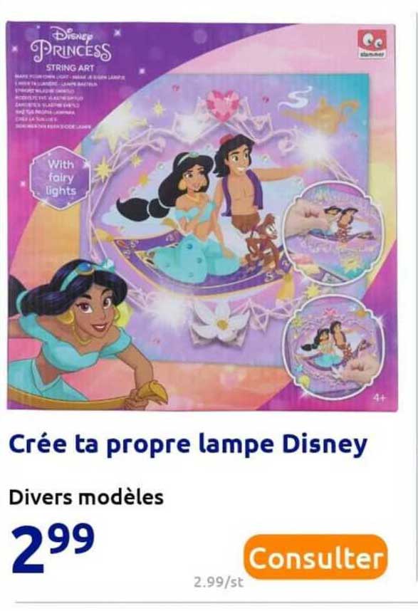 crée ta propre lampe disney