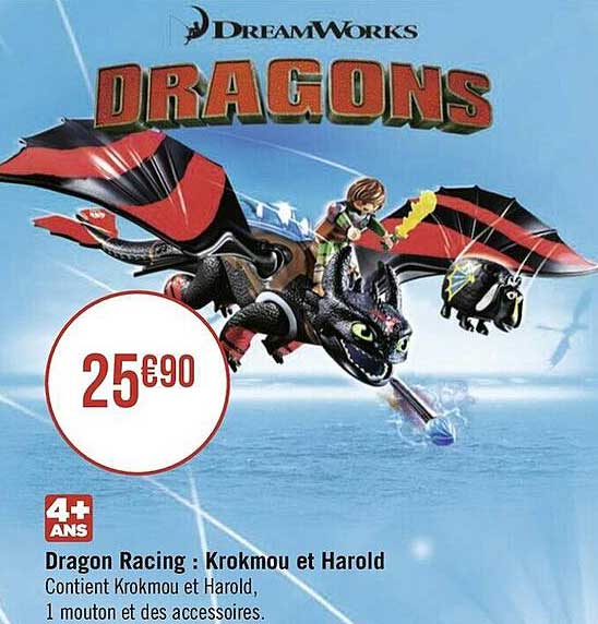 dragon racing : krokmou et harold